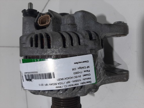 Alternador Original Nissan Sentra Livina Tiida Ano 2007-2013