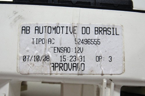 Comando Botão Acionamento Relógio Ar Condicionado Astra 2008