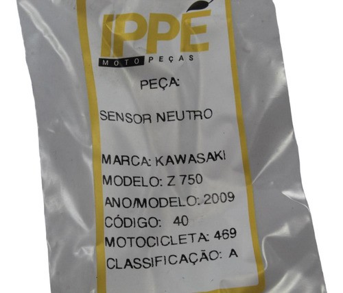 Sensor Neutro Kawasaki Z750 (469) 2009