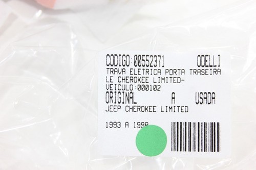 Trava Elétrica Porta Traseira Le Cherokee Limited 93/98 Usad