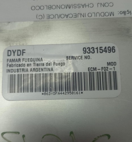 Módulo Injeção Corsa Montana 1.0 8v 93315496 Dydf Fgp