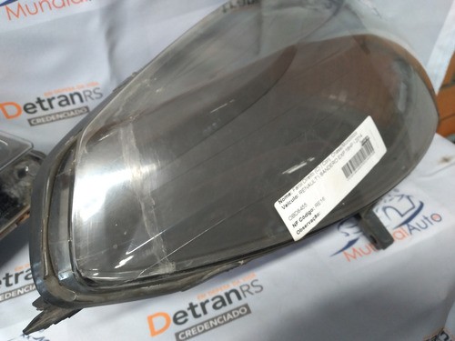 Farol Sandero 2012 2013 2014 Cinza Direito Original 4833