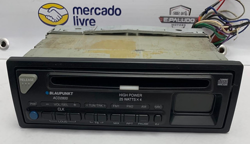 Rádio Blaupunkt Acd 2800 High Power 25 Wattsx4 Retrô