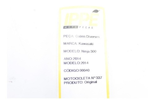 Cabos Diversos Kawasaki Ninja 300 (337)