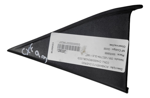 Moldura Interna Porta Traseira Direita Gm Vectra 97/05 (al)