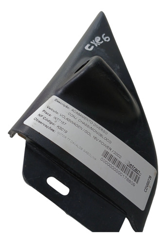 Acabamento Interno Retrovisor Gol G2 L/dir  95/14 Cxe6 (ap)