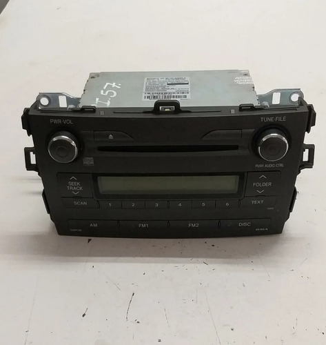 Radio Som Cd Player Toyota Corolla 2009 A 2014 8612002850a