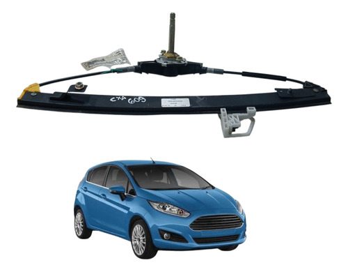 Máquina Vidro Manual  Tras. Direito Ford Fiesta 2014 (ap)
