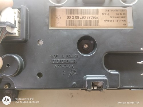 Painel Instrumentos Citroen Xsara 2000 21653084 Usado