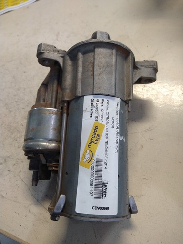 Motor Partida Arranque Citroen C3 2014