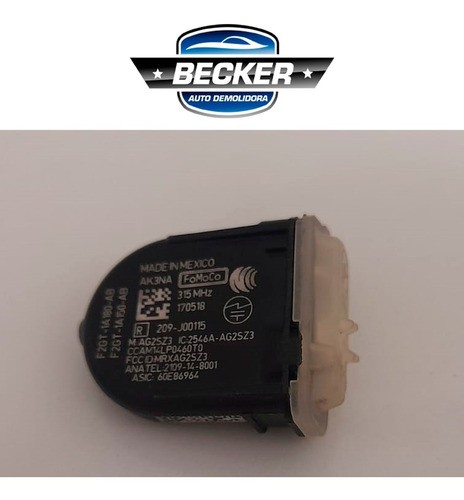 Sensor Pressão Pneus Ford Edge 2018/2022 - F2gt1a180ab