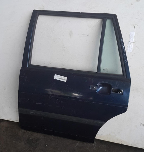 Porta Traseira Esquerda Azul Vw Santana Quantum 1997