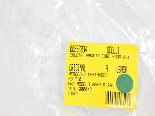 Calota Graxeta Cubo Roda Mb 710 03/11 Usado (934)