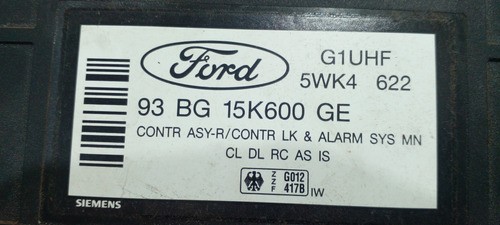 Modulo Conforto Ford Mondeo 1997/02 93bg15k600 (r)