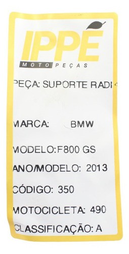 Suporte Radiador Bmw F800 Gs (490)