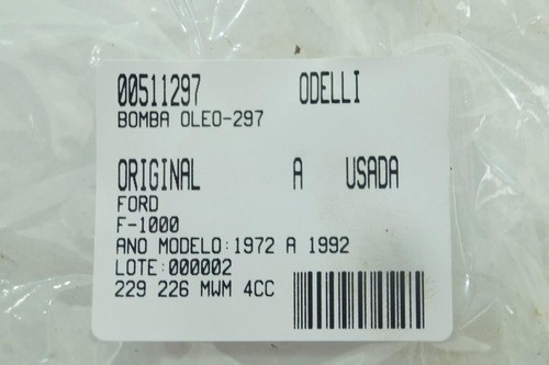 Bomba Oleo F-1000 72/92 Usado (297)