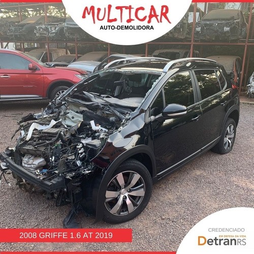 Peugeot 2008 Griffe Em Peças  Caixa Motor 39 Mil Km 