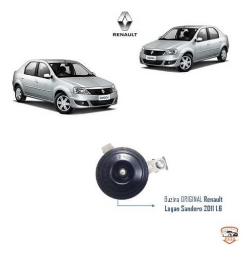 Buzina Caracol Renault Sandero Logan 2010 2011 2012 Original