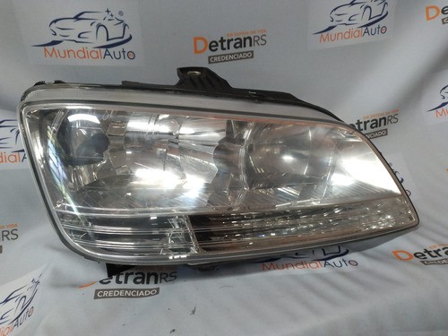 Farol Cromado Lado Direito Fiat Idea 2005/2010 4392