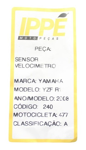 Sensor Velocimetro Yamaha Yzf R1 (477) 2008