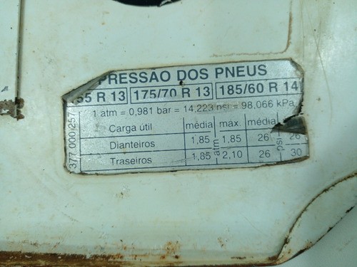 Portinhola Tanque Combustível Vw Gol  01/02 377000257 (m)