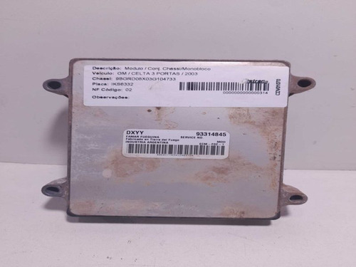 Modulo Injecao Gm Celta 2003