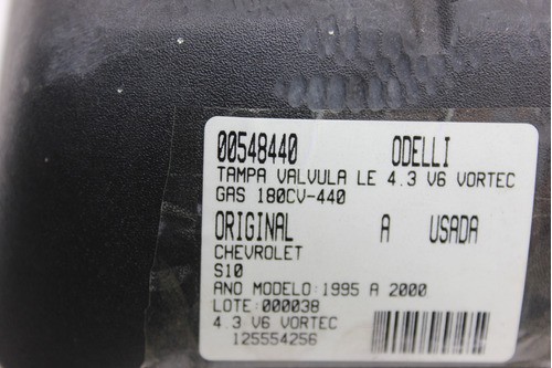 Tampa Válvula Le 4.3 V6 Vortec Gas 180cv S10 95/00 Us (440)