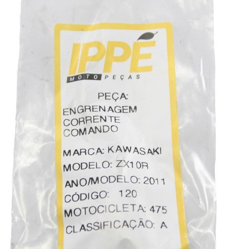 Engrenagem Corrente Comando Kawasaki Zx10r (475) 2011