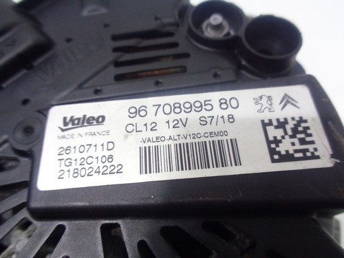 Alternador Peugeot 2008 2019 A.a