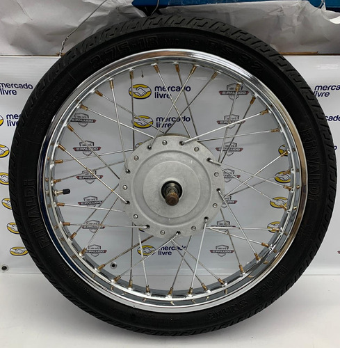 Roda Dianteira C/ Pneu 2.75.18 Titan Cg 150 2008