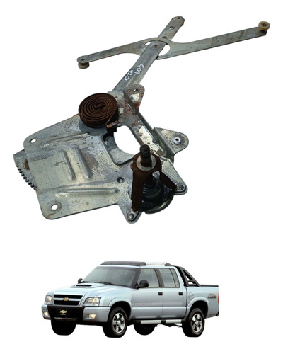Máquina Vidro Manual Diant. Esq. Gm S10 2001 A 2011 (ap)