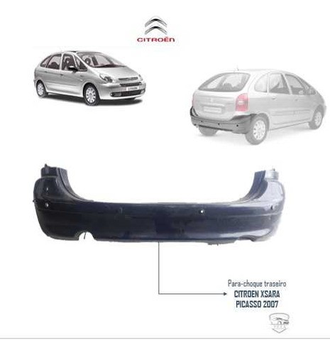  Parachoque Traseiro Citroen Xsara Picasso 2007