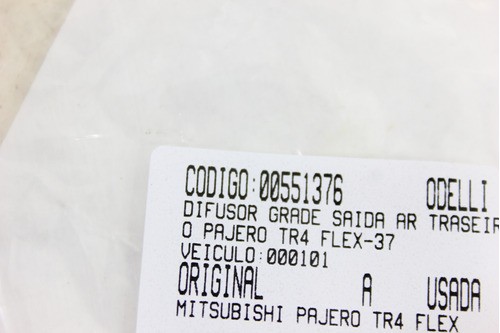 Difusor Grade Saída Ar Tras Pajero Tr4 Flex 10/15 Us (376)