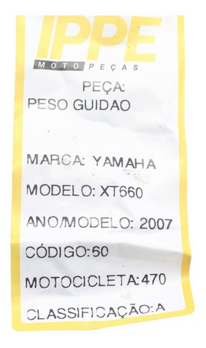 Peso Guidão Xt 660 (470)