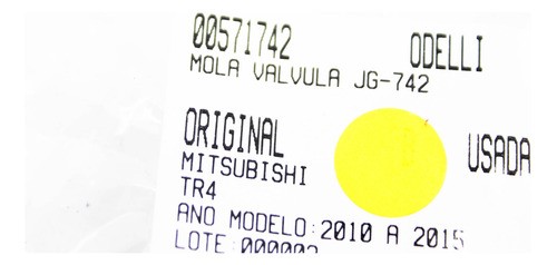 Mola Válvula Jg Mitsubishi Tr4 2010-2015 (742)