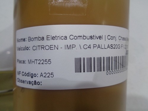 Bomba Elétrica Combustivel C4 Pallas