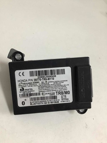 Módulo Do Bluetooth Honda Civic 12/15 39770tr8m110  10246*