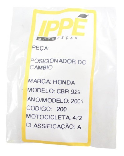 Posicionador Do Cambio Honda Cbr 929 (472) 2001