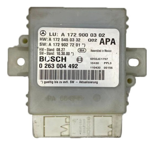 Modulo Estacionamento Mercedes Benz Slk250 A1729000302