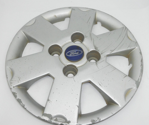 Calota Da Roda Ford Ka Fiesta Aro 13 Prata 1997/1999