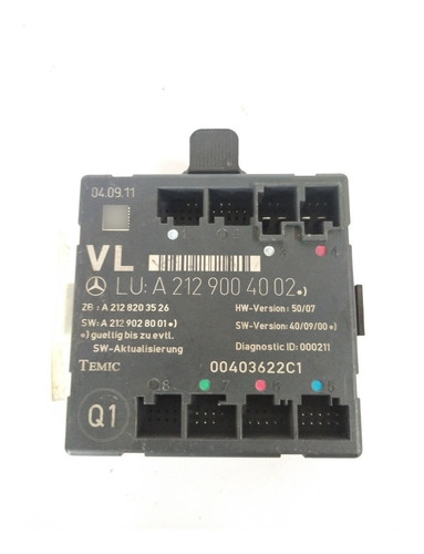 Módulo Vidro Dianteiro Esquerdo Mercedes C180 C200 2013 2014