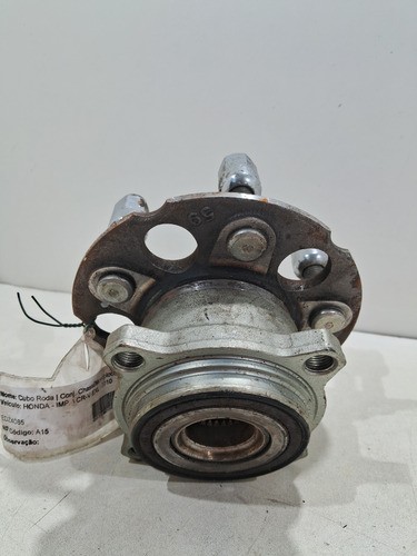 Cubo De Roda Traseiro Esquerdo Honda  2010 Cxa4 (av)