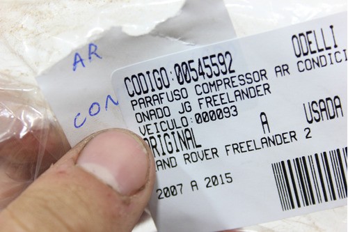 Parafuso C/pressor Ar Condicionado Jg Freelander 2 07/15 Us 