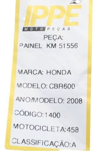 Painel 51556 Km Cbr 600 Rr (458)