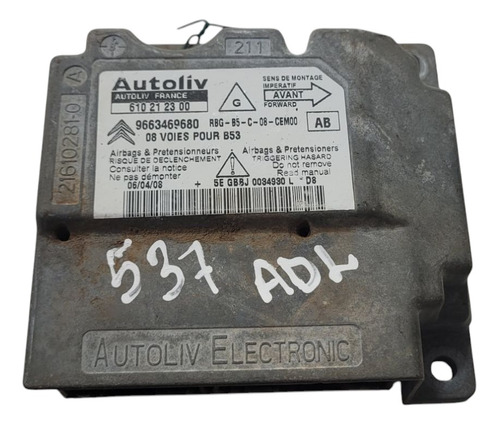 Módulo 9663469680 Citroen C4 Pallas 2.0 16v/ 2008 (al)