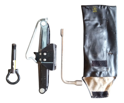 Kit Macaco Sanfona Chave Roda Bolsa Renault Sandero 1.0 2011