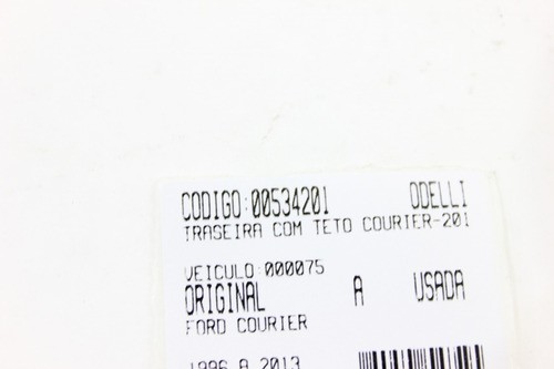 Traseira Com Teto Courier 96/13 Usado (201)