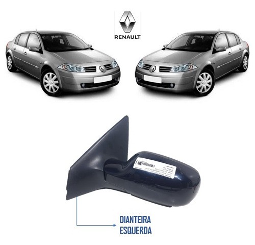 Espelho Retrovisor Renault Megane 2007 2008 A 2012 Esquerdo