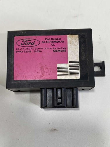 Módulo De Alarme Ford Focus 01 Até 08 98ag15k600ab