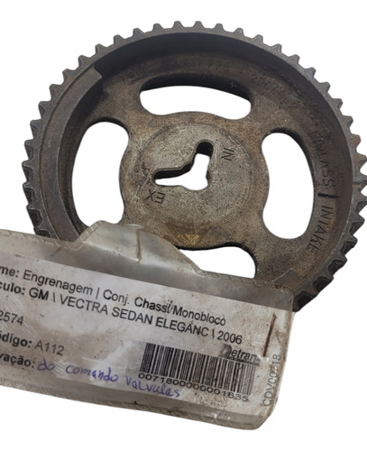 Polia Comando De Válvula Gm Vectra 2.0 97/05 (al) Adl Cxa496